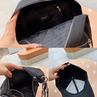 Navy Blue Casual Daily Letters Zipper Bags