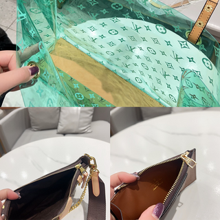 Blue Casual Daily Letters Chains Bags