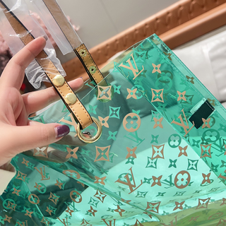 Blue Casual Daily Letters Chains Bags