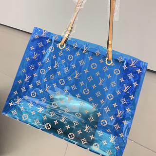 Blue Casual Daily Letters Chains Bags
