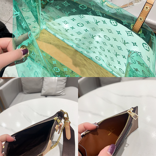 Blue Casual Daily Letters Chains Bags