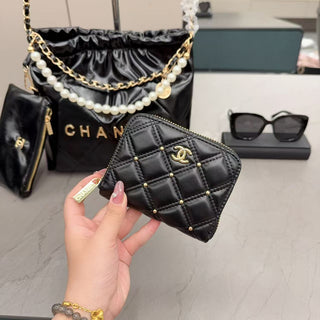 Black Casual Daily Letters Chains Bags