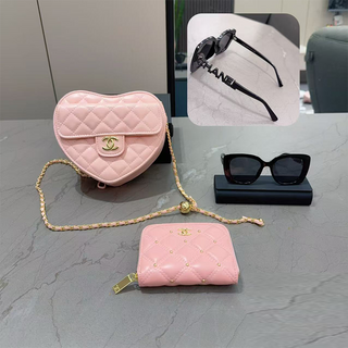 Pink Casual Daily Letters Chains Bags