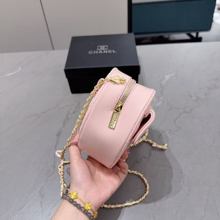 Pink Casual Daily Letters Chains Bags