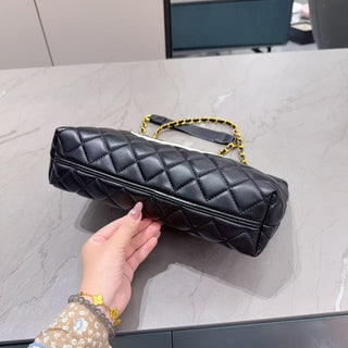 Black Casual Daily Letters Chains Bags