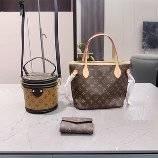 Brown Casual Daily Letters Zipper Bags