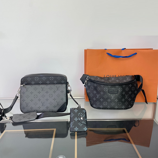 Black Gray Casual Daily Letters Zipper Bags