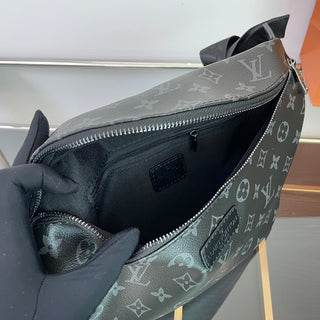 Black Gray Casual Daily Letters Zipper Bags