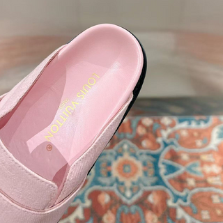 Pink Casual Daily Metal Accessories Trim Closed Comfortable Shoes