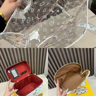 White Casual Daily Letters Zipper Bags