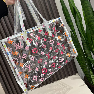 White Casual Daily Letters Zipper Bags