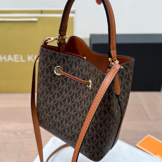 Brown Casual Daily Letters Patchwork Bags