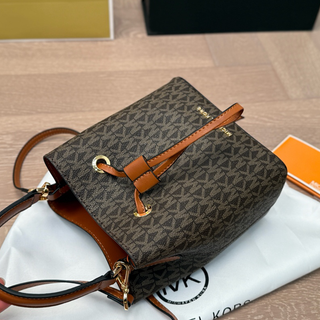 Brown Casual Daily Letters Patchwork Bags