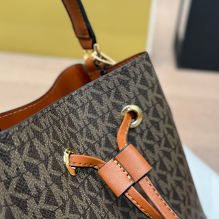 Brown Casual Daily Letters Patchwork Bags