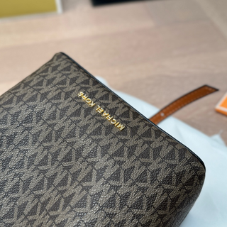 Brown Casual Daily Letters Patchwork Bags