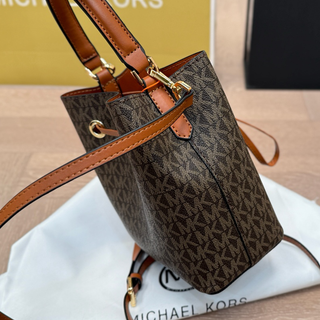 Brown Casual Daily Letters Patchwork Bags