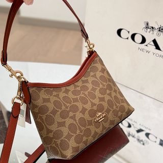 Brown Casual Daily Letters Patchwork Bags