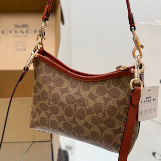 Brown Casual Daily Letters Patchwork Bags