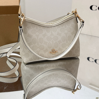 Brown Casual Daily Letters Patchwork Bags