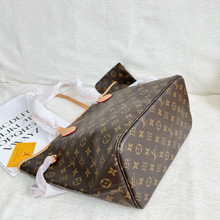 Brown Casual Daily Letters Zipper Bags