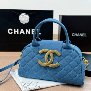 Blue Casual Daily Letters Zipper Bags