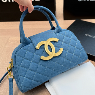 Blue Casual Daily Letters Zipper Bags