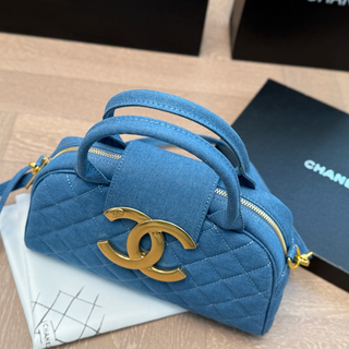 Blue Casual Daily Letters Zipper Bags