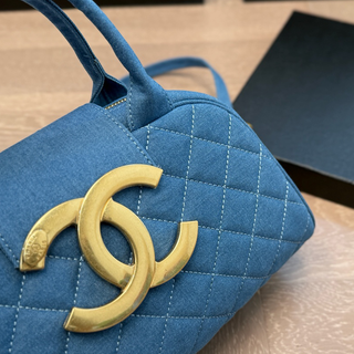 Blue Casual Daily Letters Zipper Bags