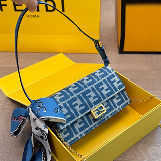 Blue Casual Daily Letters Chains Bags