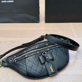 Black Casual Daily Letters Zipper Bags