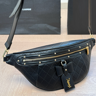 Black Casual Daily Letters Zipper Bags