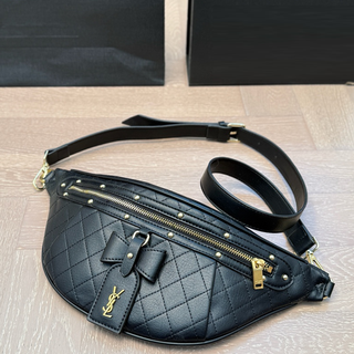 Black Casual Daily Letters Zipper Bags