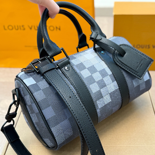 Black Gray Casual Daily Plaid Zipper Bags