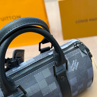 Black Gray Casual Daily Plaid Zipper Bags