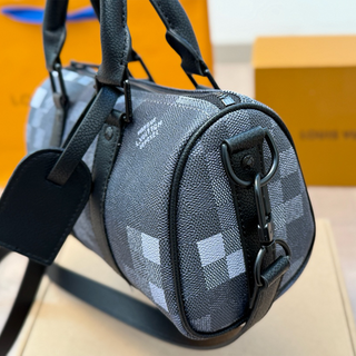 Black Gray Casual Daily Plaid Zipper Bags