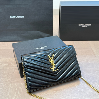 Gold Casual Daily Letters Chains Bags