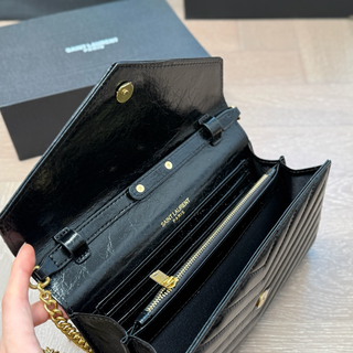 Gold Casual Daily Letters Chains Bags