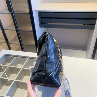 Black Gold Casual Daily Letters Chains Bags