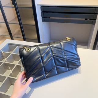 Black Gold Casual Daily Letters Chains Bags