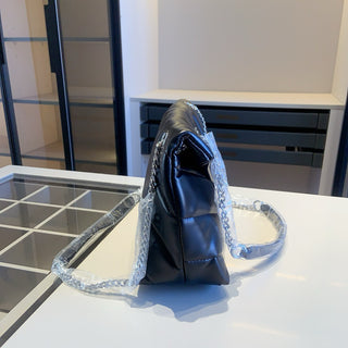 Black Gold Casual Daily Letters Chains Bags