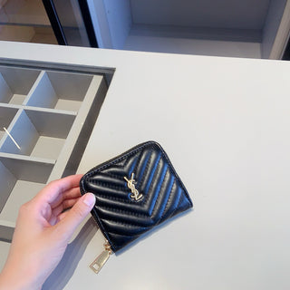 Black Casual Daily Letters Chains Zipper Bags