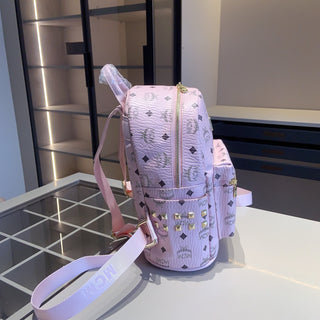 Pink Brown Casual Daily Letters Zipper Bags