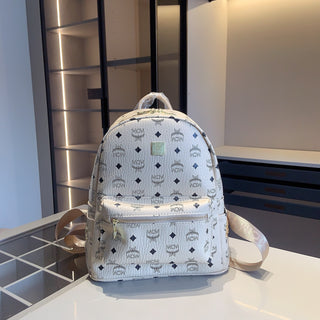 White Brown Casual Daily Letters Zipper Bags