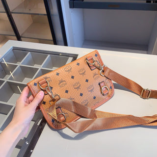 White Brown Casual Daily Letters Zipper Bags