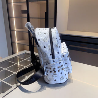 Black And White Casual Daily Letters Zipper Bags