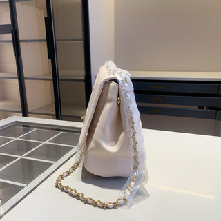 Black Casual Daily Letters Chains Bags