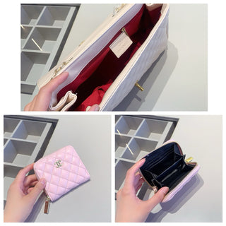 Black Casual Daily Letters Chains Bags