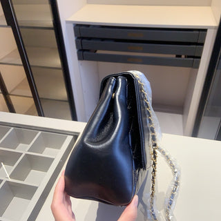 Black Casual Daily Letters Chains Bags