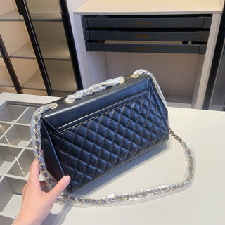 Black Casual Daily Letters Chains Bags