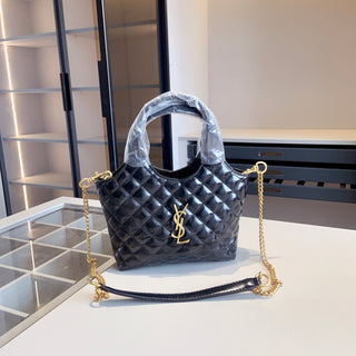 Black Casual Daily Letters Chains Bags